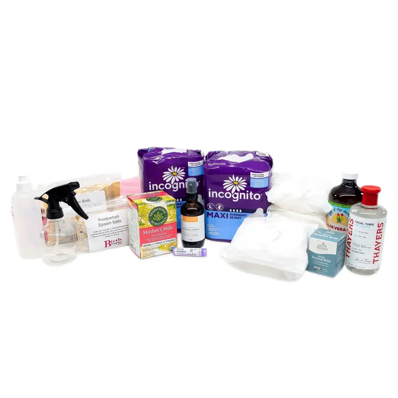 Postpartum Self-Care Pampering Kit – Curated Recovery Essentials 1