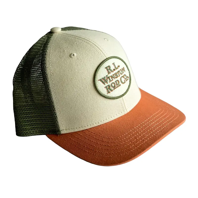 R.L. Winston Double Haul Trucker Hat – Stone/Bronze Colorway 1