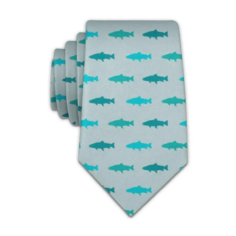 Rep Your Water Trout Country Necktie 1