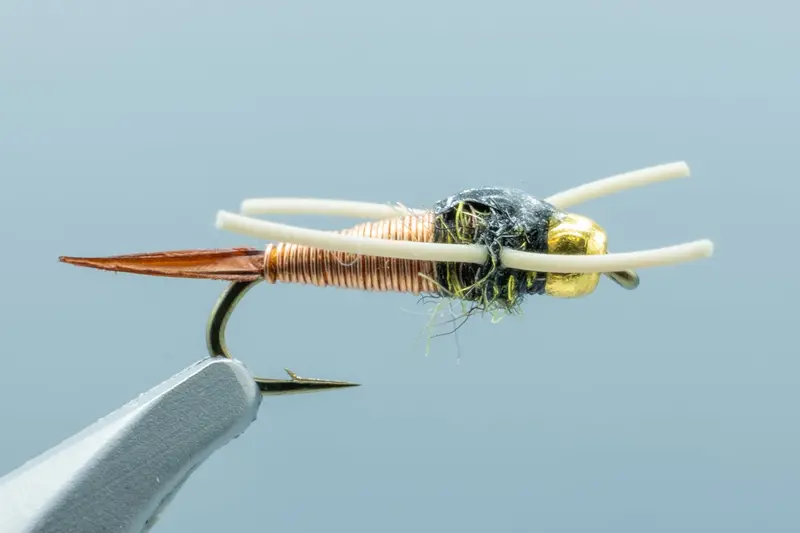 Rubber Leg Copper John Fly – Size 16 1