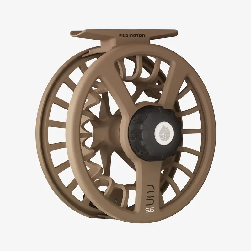Run 5/6 Fly Reel – Coyote Brown Anodized Aluminum 1