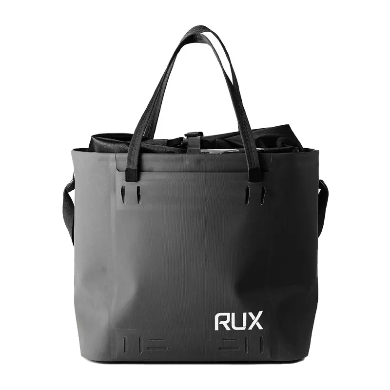 Rux 30L Waterproof Tote Bag – Jet Black 1