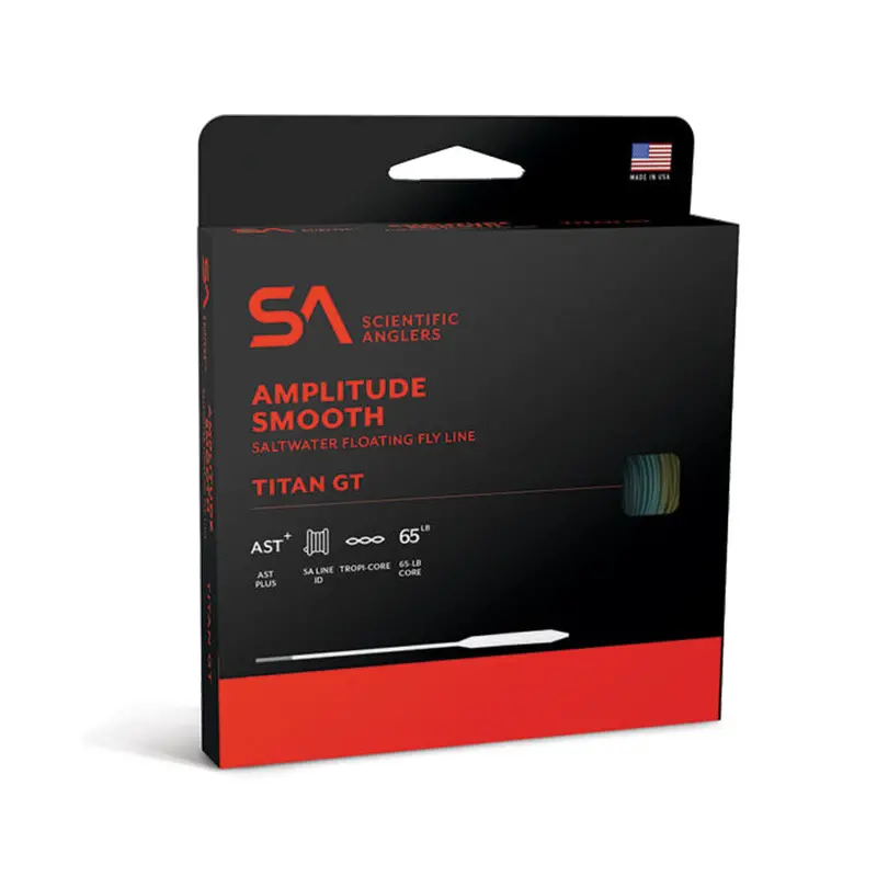 Scientific Anglers Amplitude Smooth Titan Gt Fly Line – Black/Surf/Sand Combo 1