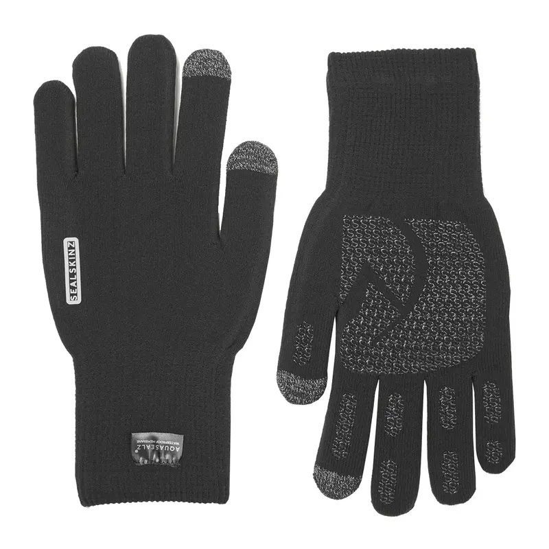 Sealskinz Anmer Ultra-Grip Knit Glove – Waterproof All-Weather Black 1