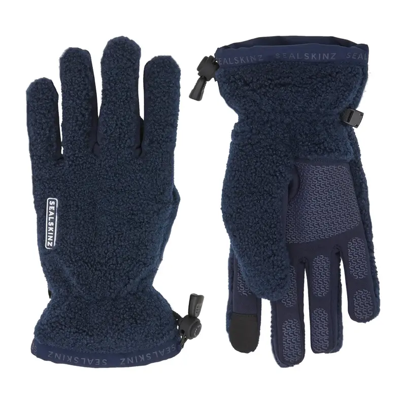 Sealskinz Hoveton Sherpa-Lined Glove – Waterproof Navy Insulated Design 1