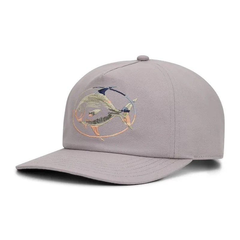 Simms Double Haul Cap – Shale With Salt Catch Design 1
