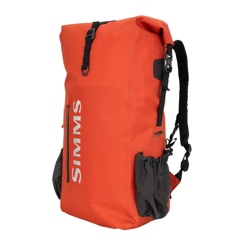 Simms Dry Creek Rolltop Backpack – Orange 1