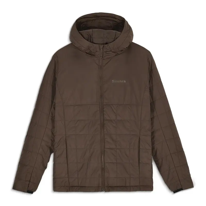 Simms Fall Run Hoody – Lightweight Hickory-Colored Technical Fishing Hoodie 1