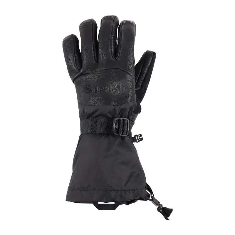 Simms Guide Insulated Fishing Gloves – Black 1