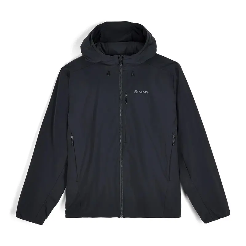 Simms Midstream Hooded Jacket – Black Weather-Resistant Outer Layer 1