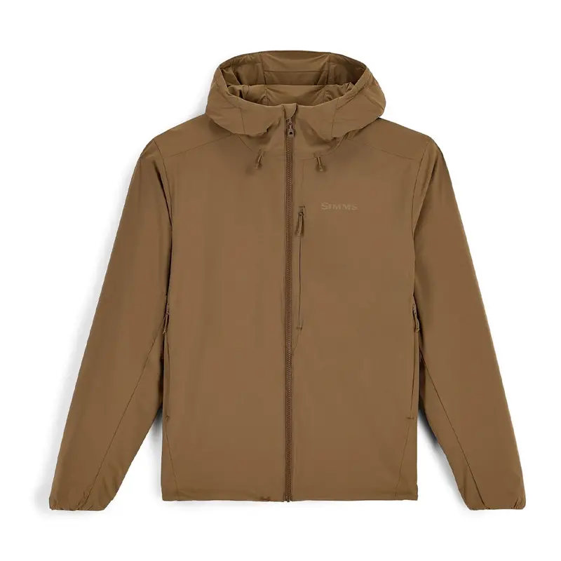 Simms Midstream Hooded Jacket – Jasper Color, Durable Water-Repellent Finish 1