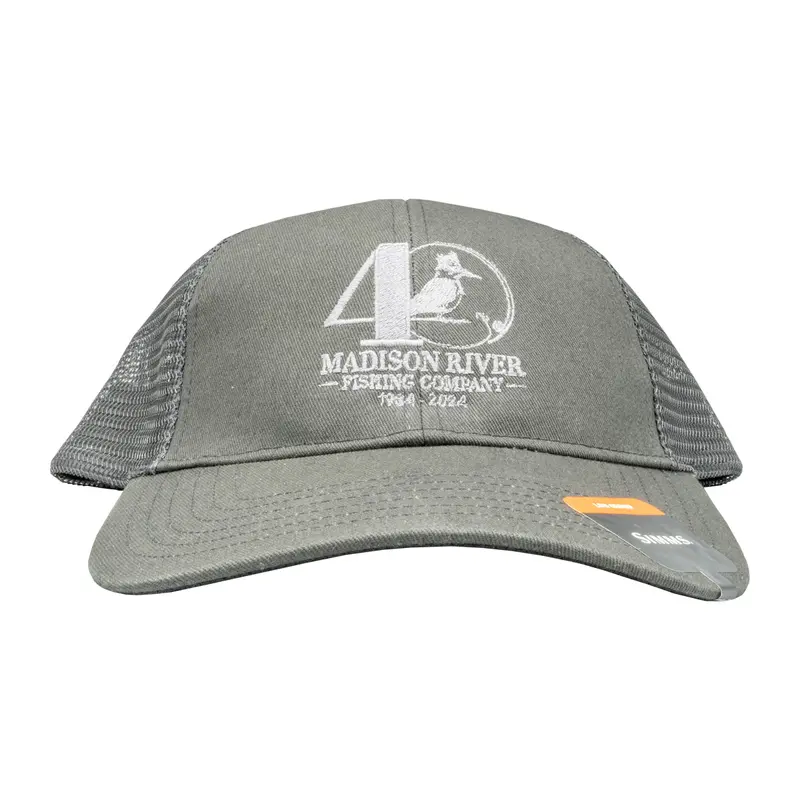 Simms Mrfc 40Th Logo Trucker Hat – Carbon Grey 1