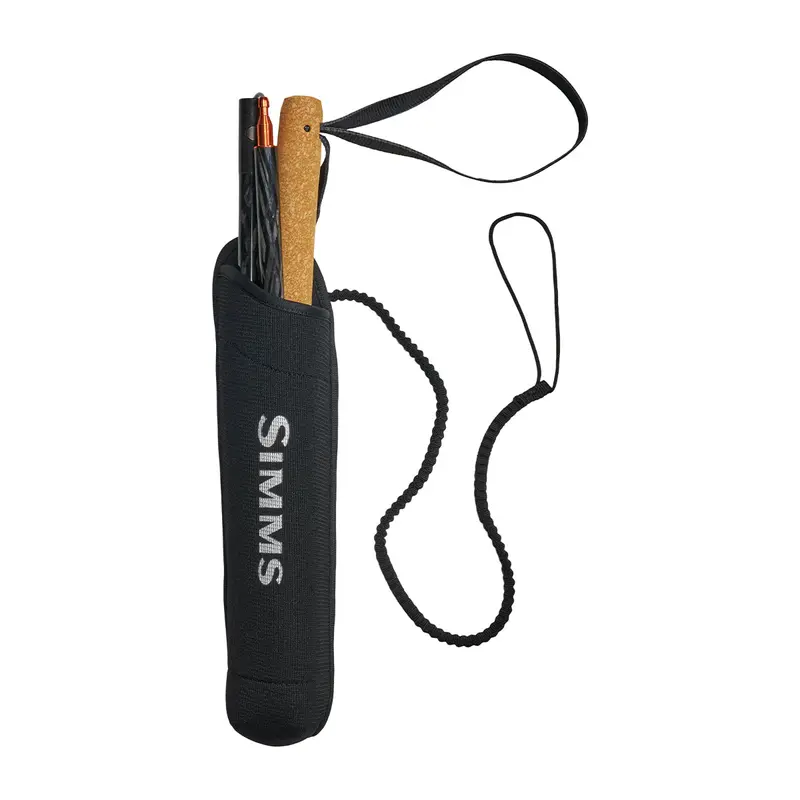 Simms Pro Wading Staff – Adjustable Black Aluminum Pole 1