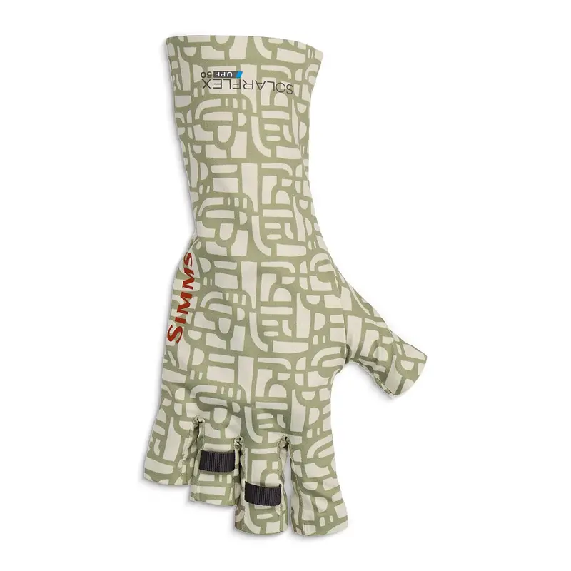 Simms Solarflex Sungloves – Pale Pine 1