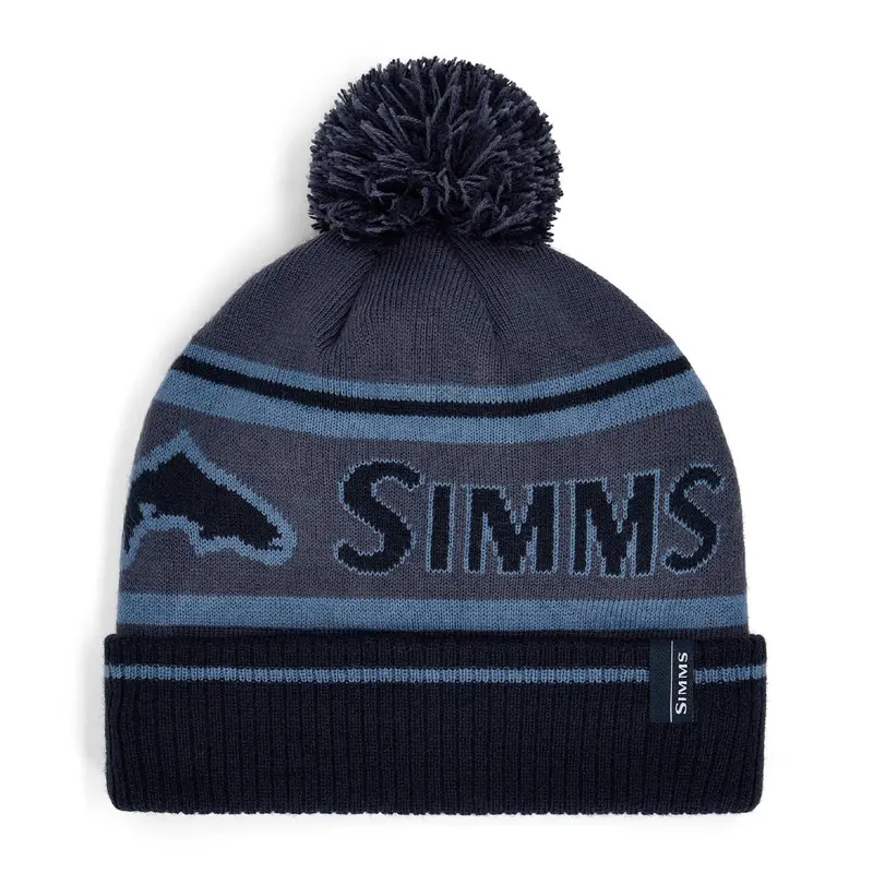 Simms Tip-Up Pom Beanie – Huckleberry Hue 1