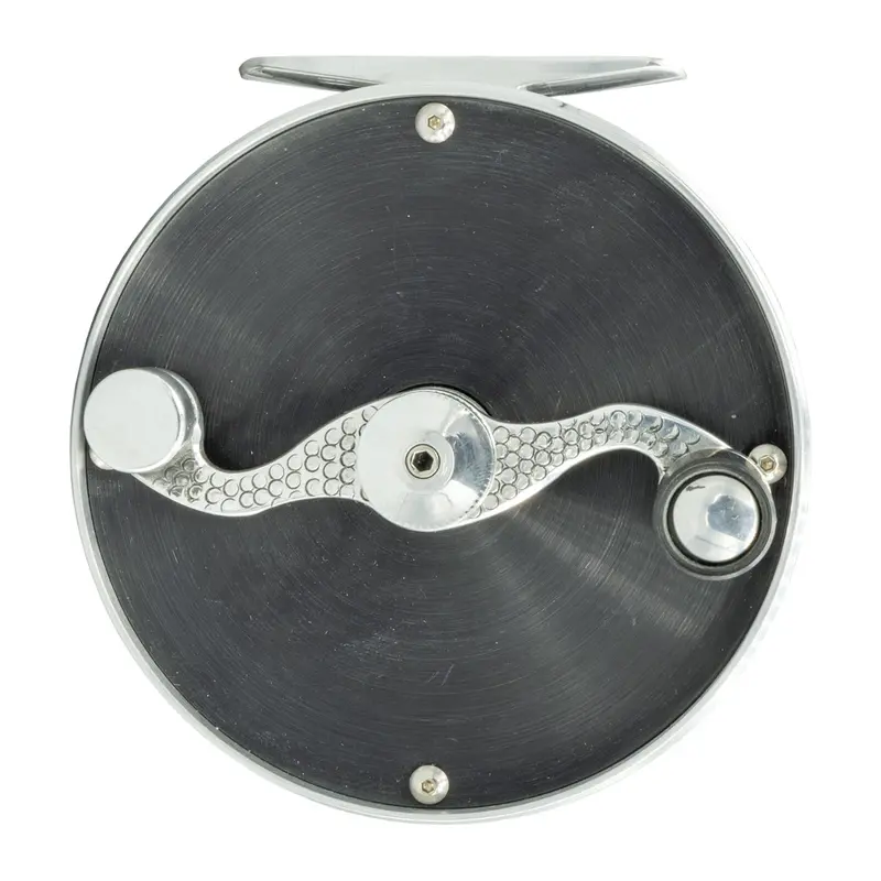 Speyco Classic Skagit Fly Reel – 4-Inch Snake Roll Handle, Black/Silver 1