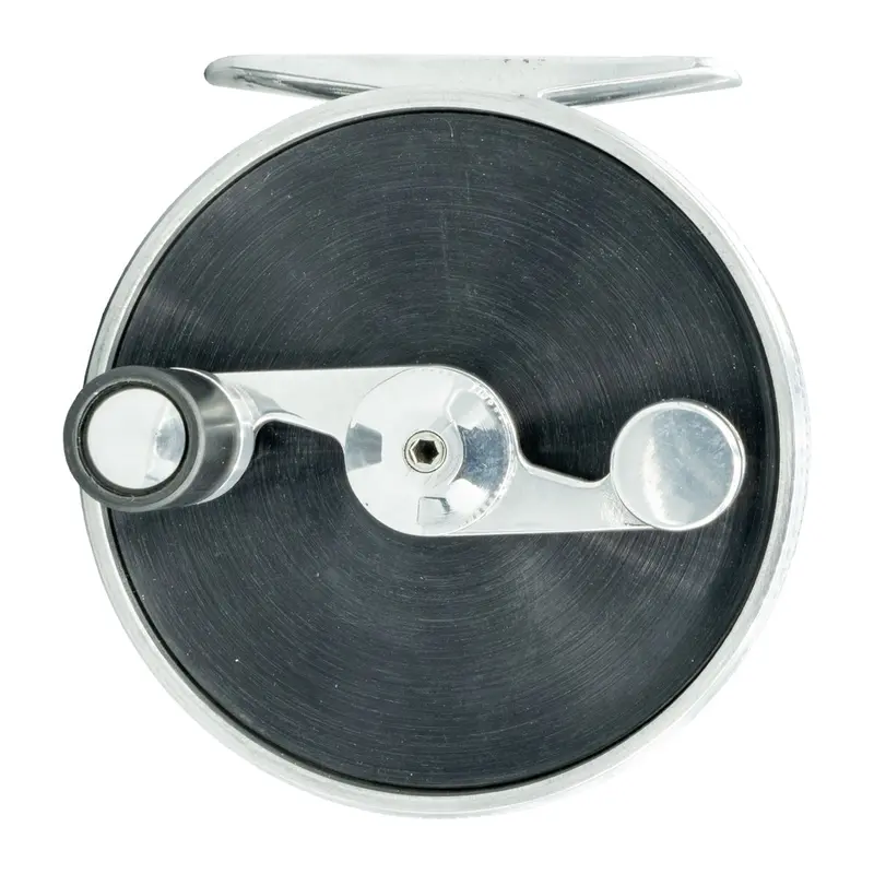 Speyco Classic Spey Trouter Reel – 3.25-Inch Snake Roll Handle, Black/Silver 1