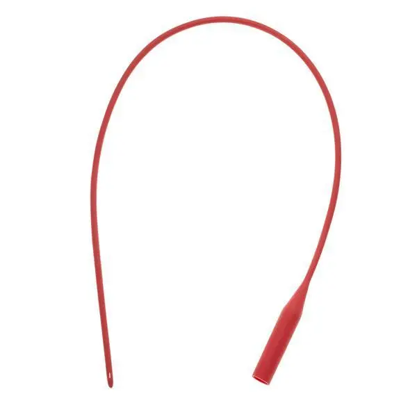 Sterile Red Rubber Urethral Catheter – 14 French (Fr) Size 1