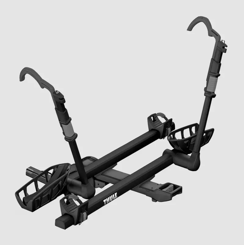 T2 Pro Xtr 2-Bike Black Roof Rack Mount 1