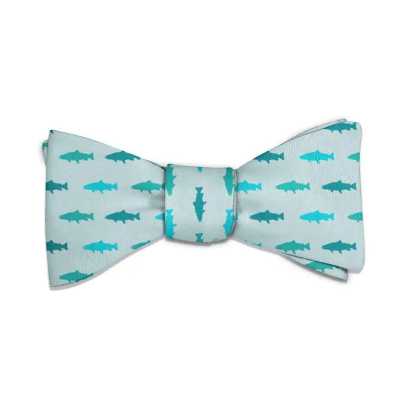 Trout Country Bow Tie – Rep Your Water Design 1