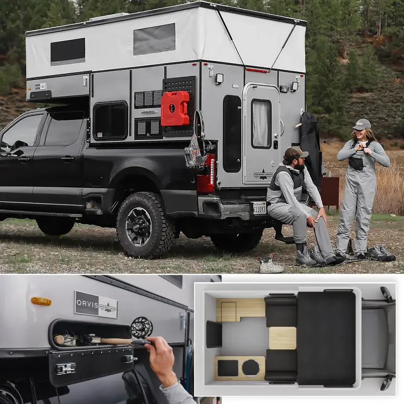 Upcoming June Release: 2026 Orvis Edition Hawk Four-Wheel Camper – Front Dinette Layout 1