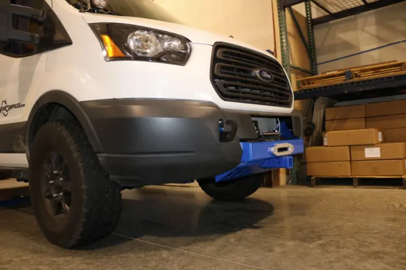 Van Compass Front Winch Bumper For 2013+ Ford Transit (1500/2500/3500) 1