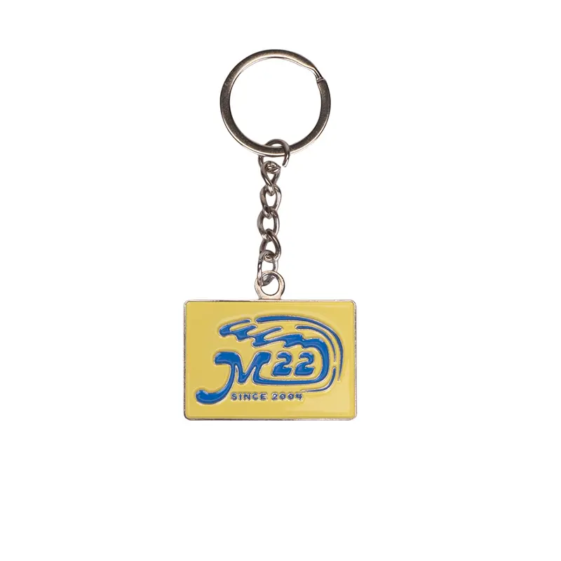 Waverider Metal Keychain – Nautical Wave Design 1