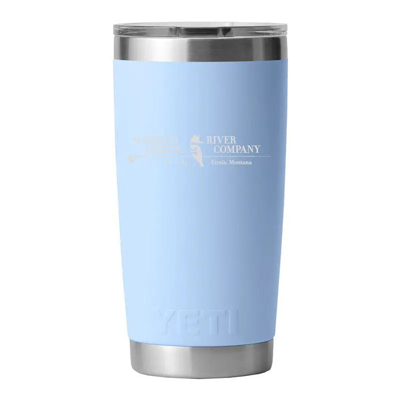 Yeti Mrfc Logo Rambler 20 Oz Insulated Tumbler – Big Sky Blue 1